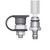 Checkers Safety FSQD-KIT 1 in Quick Disconnect Base Mount Kit - Each