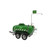 Hughes MHW2000-1 18 in NPT Hinged Lid Green Self-Contained Safety Shower with Mobile Eye/Face Wash - Each