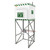 Justrite QS1200 3/4 in FNPT 20 gpm (Body) 3 gpm (Shower) Hughes Emergency Tank Shower with Eye/Face Wash - Each