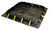 Justrite T8447 Black XR5 Coated Fabric L-Bracket Talon Spill Containment Berm - Each