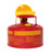 Justrite UI10FS 24 gauge Galvanized Steel Type I Flame Arrester Self Close Safety Can - Each