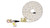 Super Anchor Safety 4023 Value Poly-Dace Rope 340 lb 3-Strand Vertical Fall Protection Lifeline with Snap Hook - 1/Box