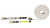 Super Anchor Safety 5502 Value Poly-Dace 340 lb 3-Strand Vertical Fall Arrester Lifeline with Snap Hook - 1/Box