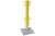Super Anchor Safety 1092-3 3-Way Guardrail Stanchion with Hardware - Each