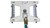 Super Anchor Safety 1207-12x18 5052 Aluminum Standing Seam Anchor Base Plate - Each