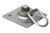 Super Anchor Safety 1303-G Hot Dipped Galvanized Steel Swivel-D Anchor with 4-Hole Base Plate - Each