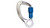 Super Anchor Safety 5000-ZY 11/16 in 2-5/8 in 4-3/8 in Captive Eye Heavy-Duty Twist Lock Carabiner - Each