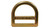 Super Anchor Safety 5007 5000 lb Zinc Plated High Strength Steel Slotted Small Fall Protection D-Ring - Each