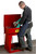 Justrite 27110 Steel Foot-Operated Self-Close Rinse Tank - Each