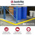 Justrite Make-A-Berm 28480 Rectangular Open Cell Urethane Vented Corner - 2/Box