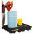 Justrite 28672 Black Polyethylene Low Line Pallet - Each