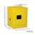 Justrite 890402 Blue 18 gauge Steel Corrosives/Acids Safety Cabinet - Each