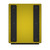Justrite MC4011 High Density Polyethylene Yellow Heavy-Duty Ultra Class Mining Wheel Chock - Each