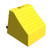 Justrite MC4011 High Density Polyethylene Yellow Heavy-Duty Ultra Class Mining Wheel Chock - Each