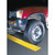 Justrite SB4D 100% Recycled Solid Plastic Yellow Speed Bump - Each