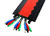 Justrite Guard Dog GD3X225-B/B 3-Channels Polyurethane Cable Protector - Each