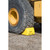 Justrite MC3009 Yellow Polyethylene Heavy-Duty Wheel Chock - Each