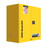 Justrite U893020 Yellow 18 gauge Steel Utili-Guard+ Flammable Cabinet - Each