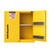 Justrite U893020 Yellow 18 gauge Steel Utili-Guard+ Flammable Cabinet - Each