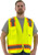 Majestic Glove 75-3221 100% Polyester Solid Back Surveyors Vest, Multiple Sizes and Colors Available