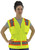 75-3223W High Visibility Women's Surveyors Vest with Two-Tone DOT Striping, ANSI 2