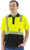 Majestic Glove 75-5213 100% Bird's Eye Mesh Polyester Reflective Chainsaw Moisture Wicking Short Sleeves Polo Shirt - front