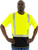 Majestic Glove 75-5217 Polyester Reflective Chainsaw Moisture Wicking Short Sleeves Shirt - yellow front