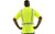 Majestic Glove 75-5217 Polyester Reflective Chainsaw Moisture Wicking Short Sleeves Shirt - yellow back