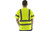 Majestic Glove 75-5305 100% Bird's Eye Mesh Polyester Moisture Wicking Double Stripe Short Sleeves T-Shirt, back