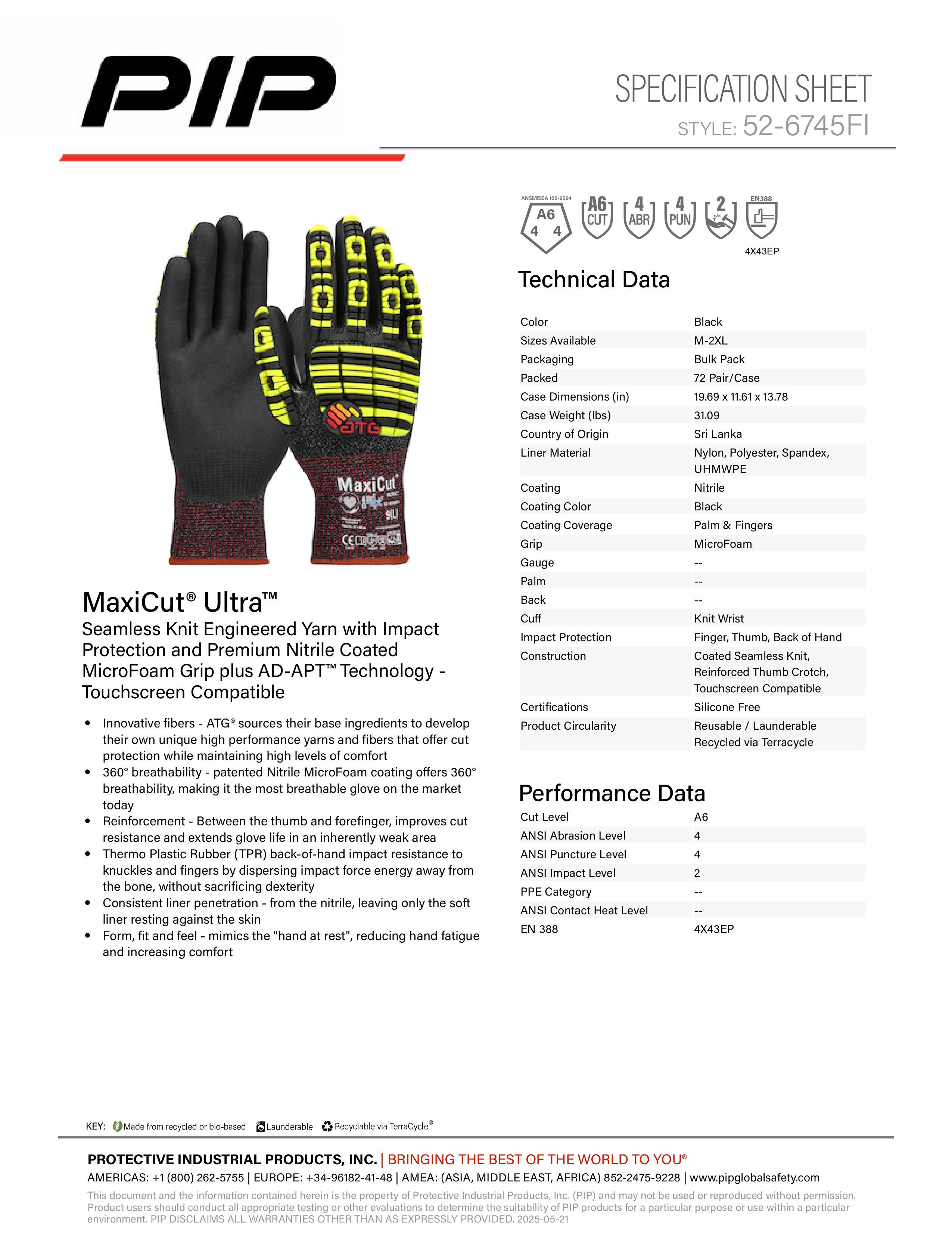Specification sheet