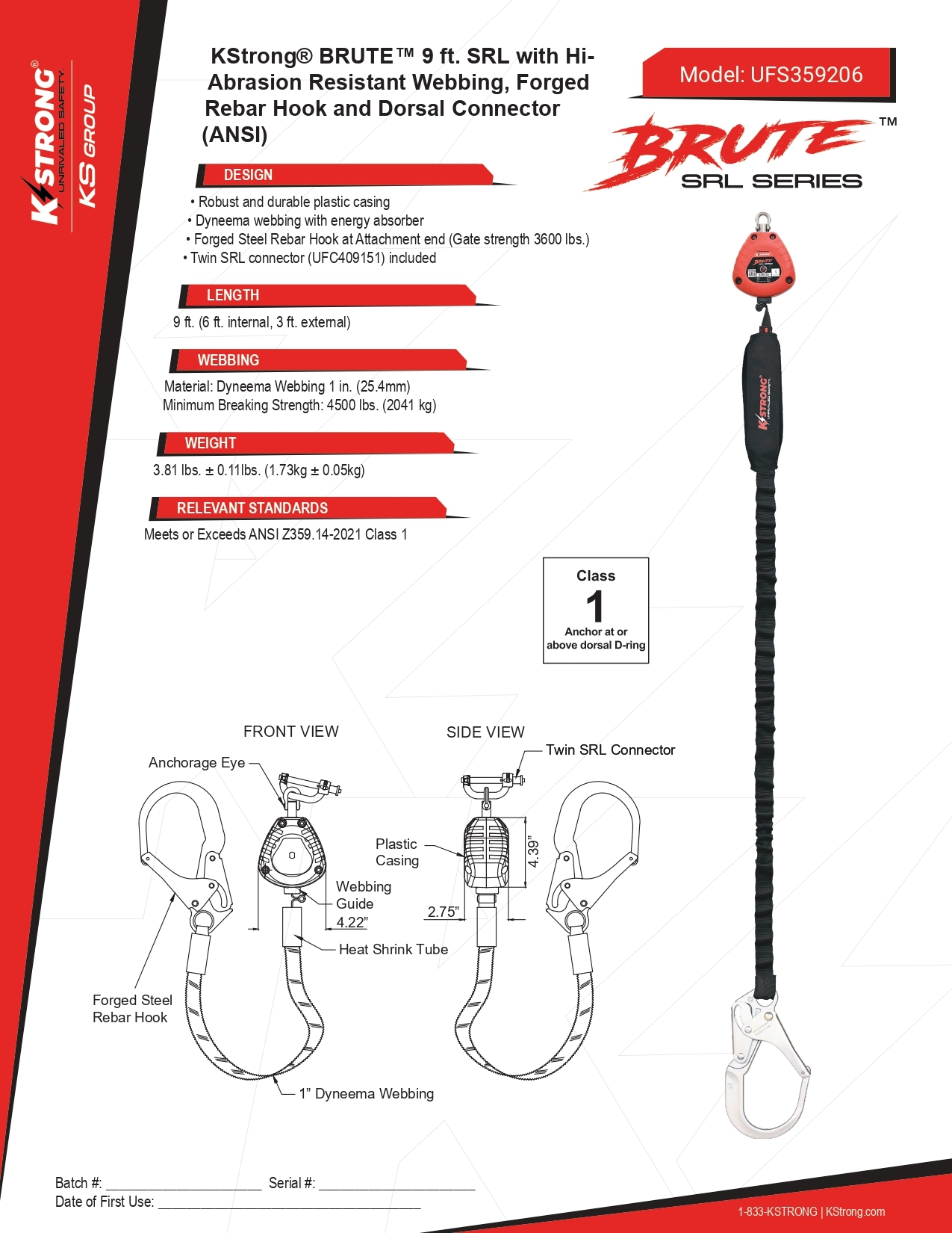 spec sheet