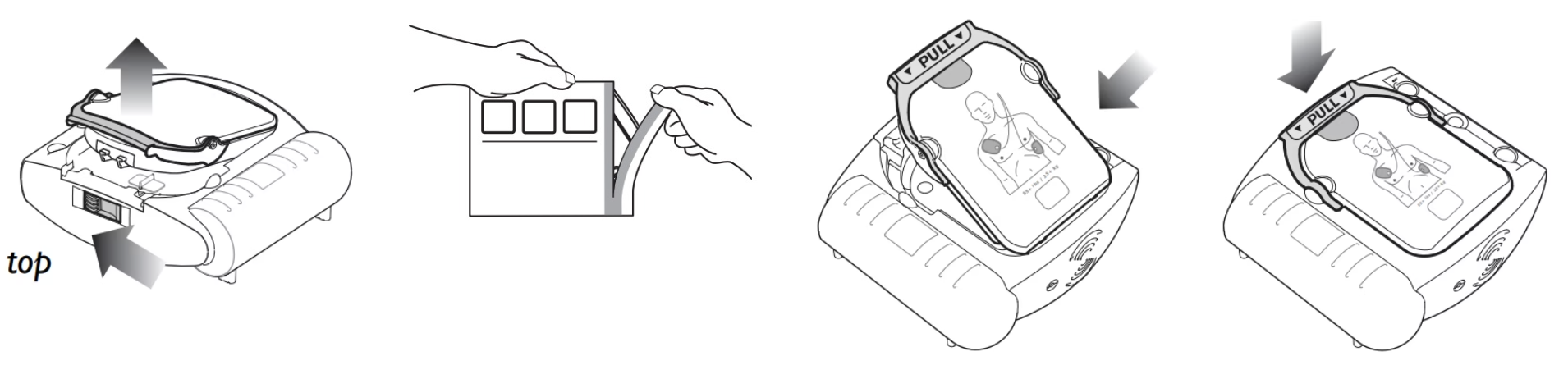 M5701A Phillips AED Replacement Diagram