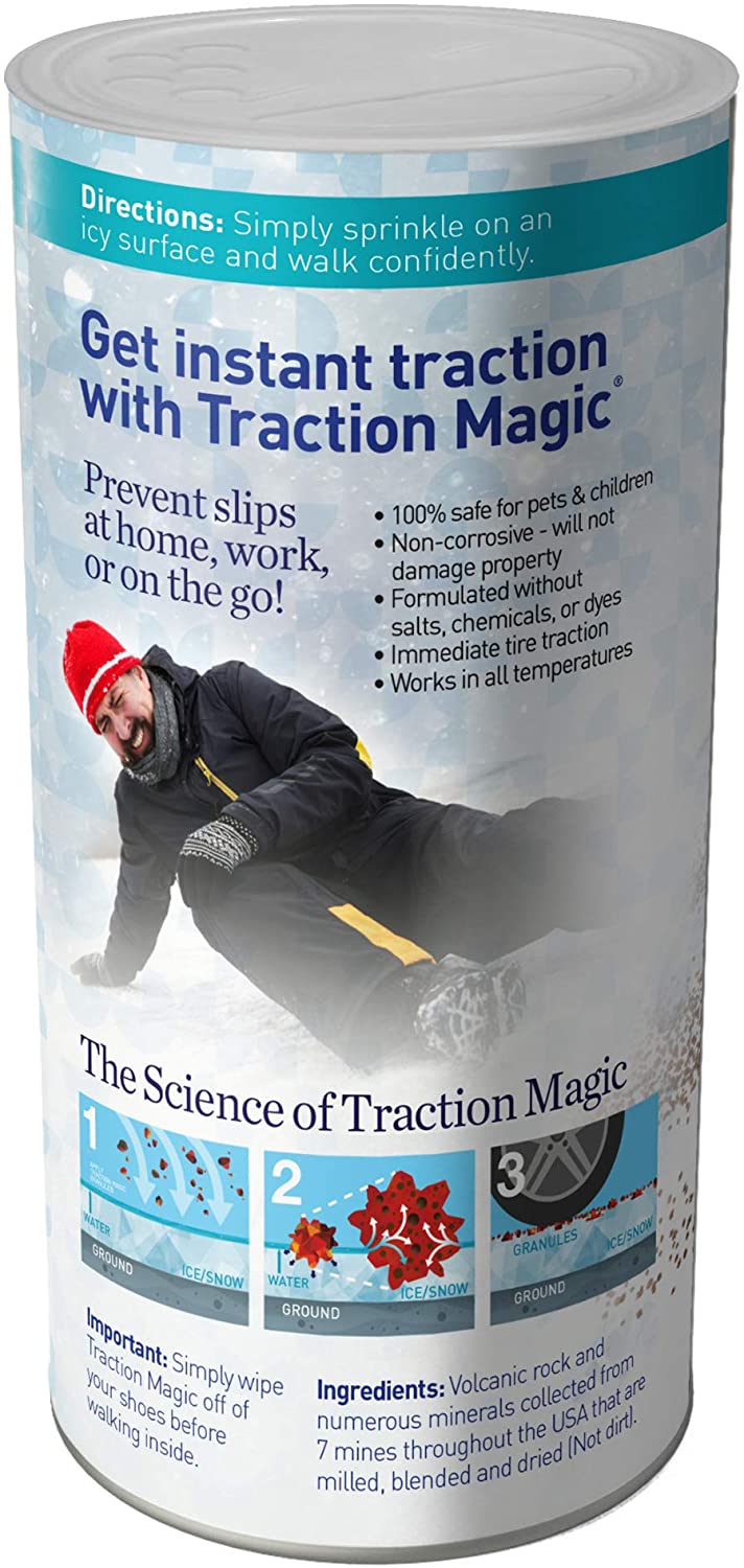 Gaia Traction Magic 85100 Solid Walk On Ice Traction Agent. Pallet of (60) Display Boxes of (12