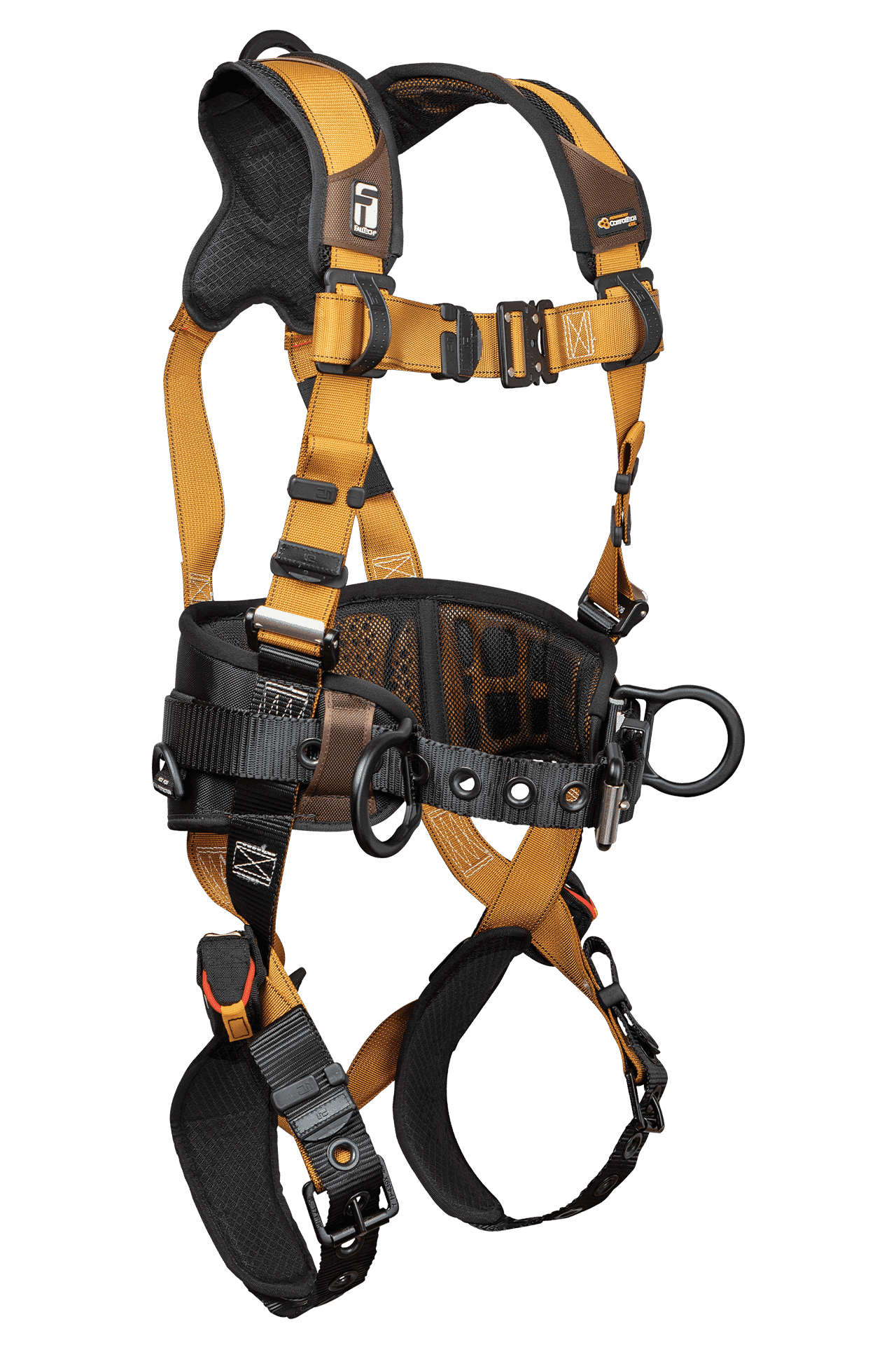 Falltech 7083B Advanced ComforTech Gel 3D Full Body Construction Harness,  Belted