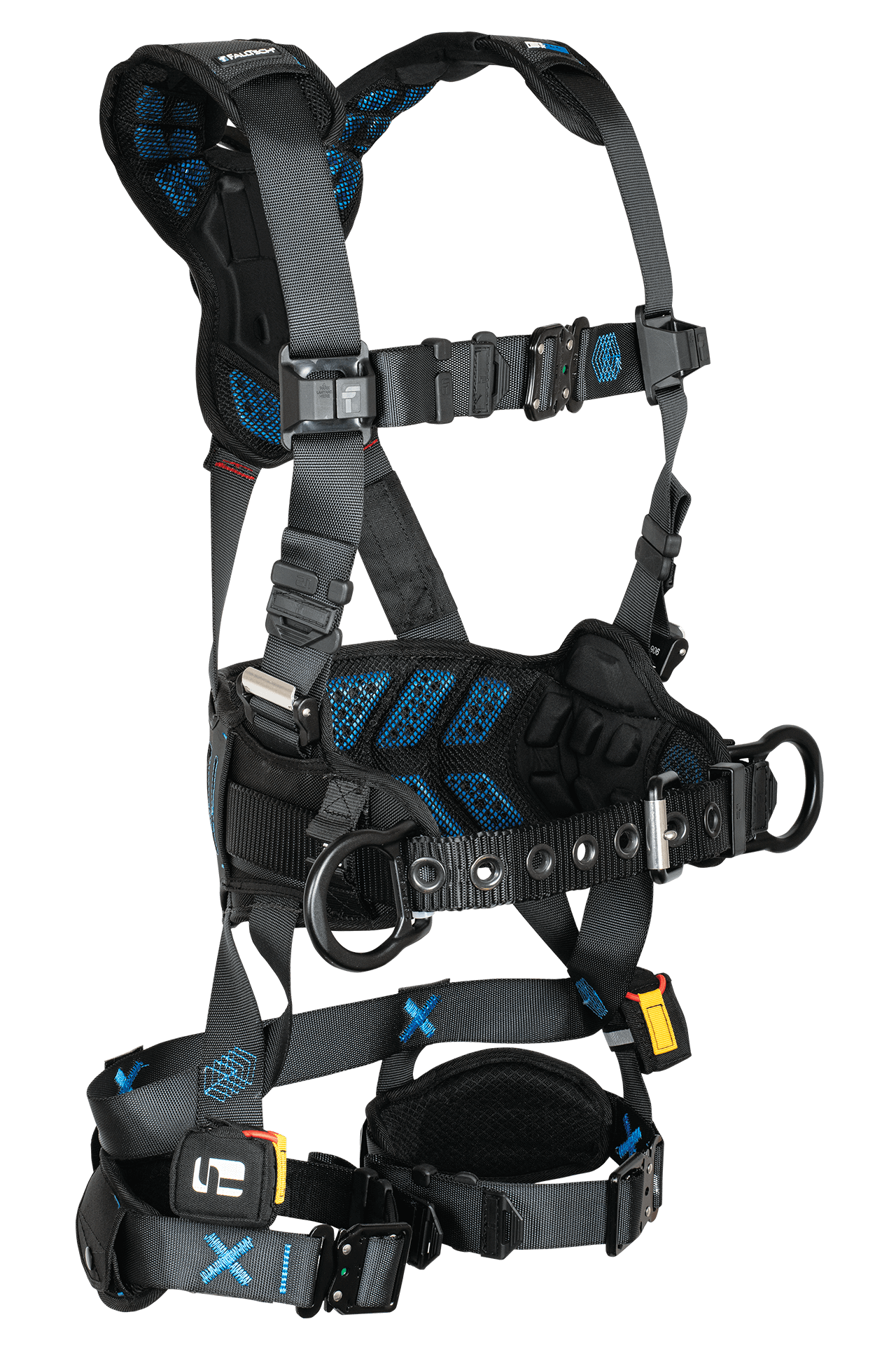 Falltech 8123BQCXS FT-One 3D Construction Belted Full Body Harness