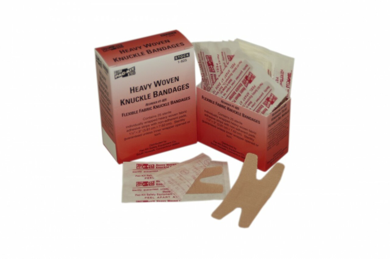 First Aid Only 1825 Adhesive Knuckle Bandages Western Safety