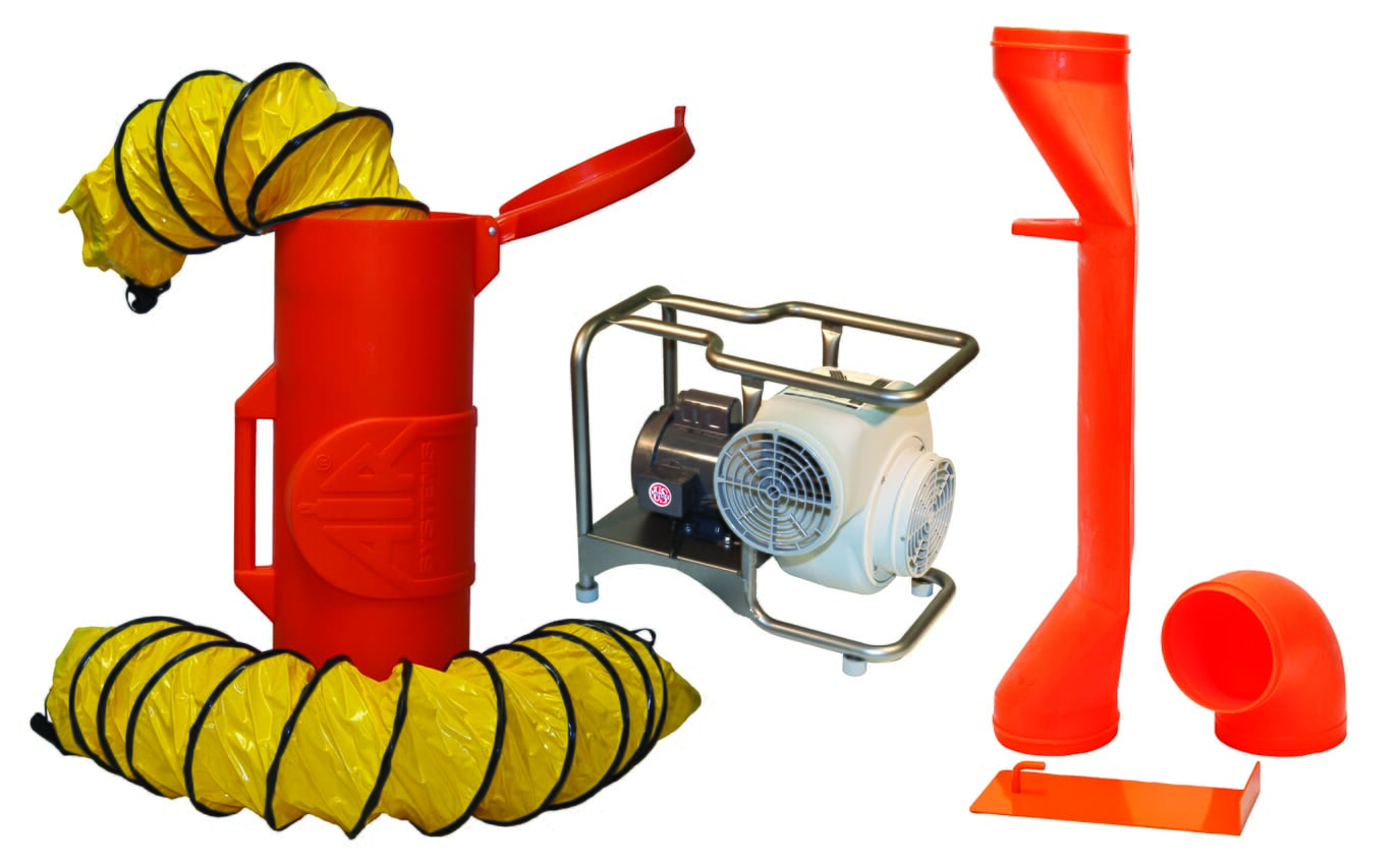 Air Systems SVBE82CUP Confined Space 8" Saddle Vent Centrifugal