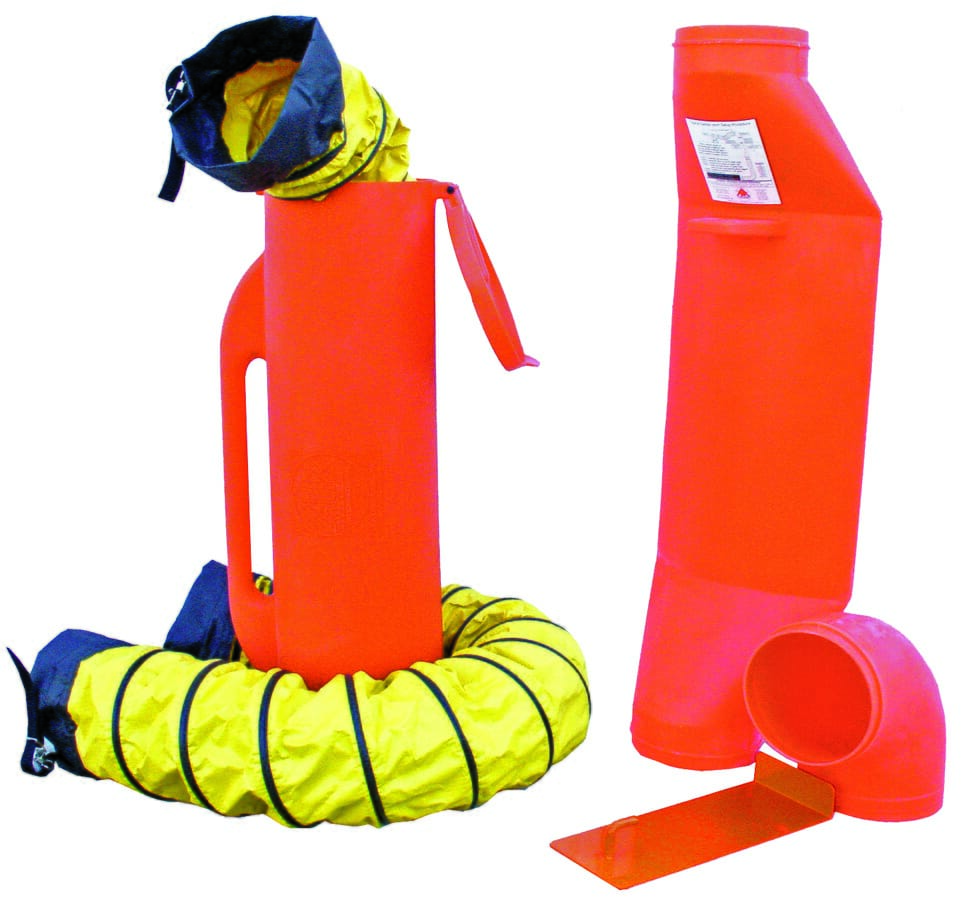 Air Systems SVCUP Confined Space 8" Saddle Vent Centrifugal Pneumatic