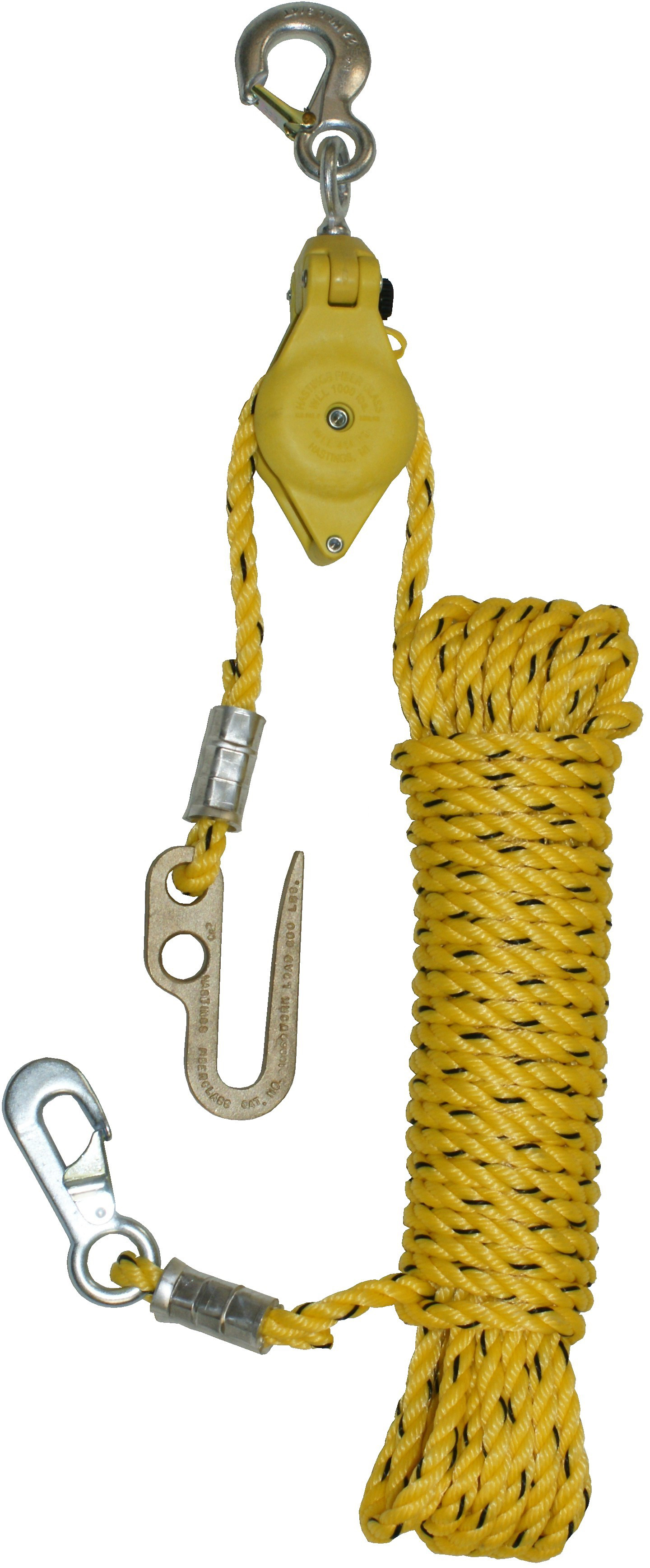 Hastings 3558-1 Complete Hand Line with 1/2 Polypropylene Rope - Western  Safety