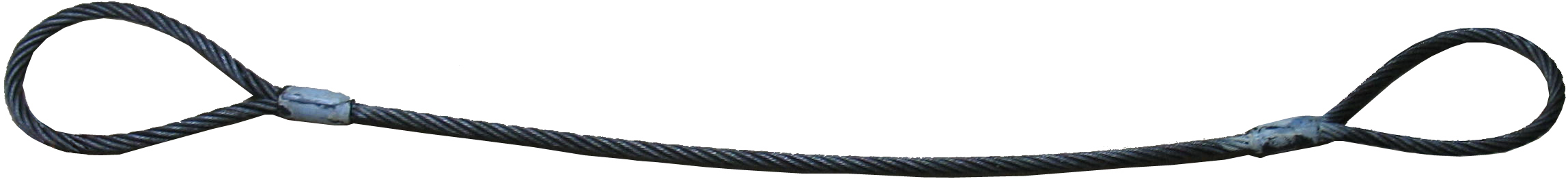 Hastings 3850-3 Plain Eye & Eye Wire Rope Sling - Each - Western