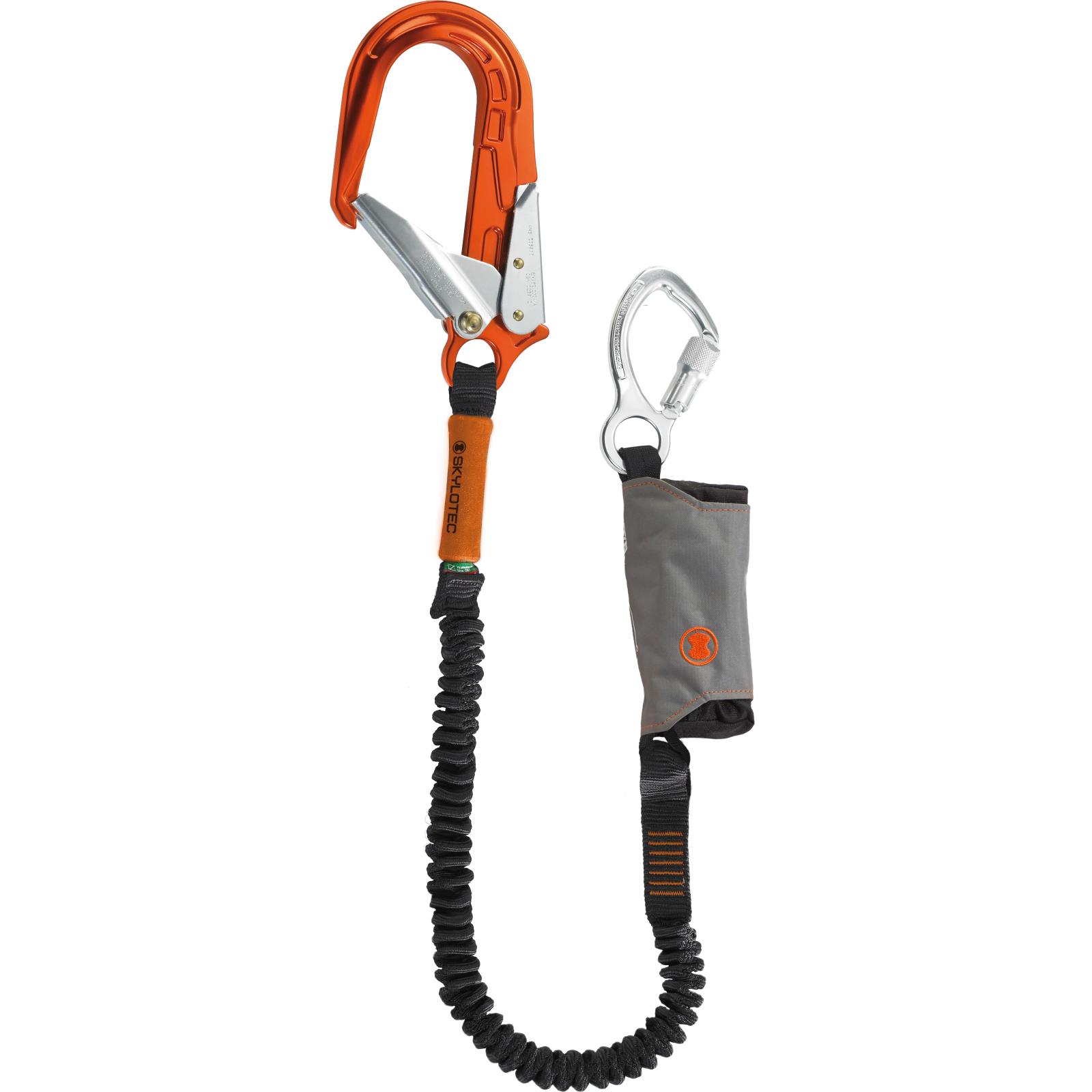 Skylotec SkySafe Pro Flex Twin Leg Lanyard with Aluminum Rebar Hooks