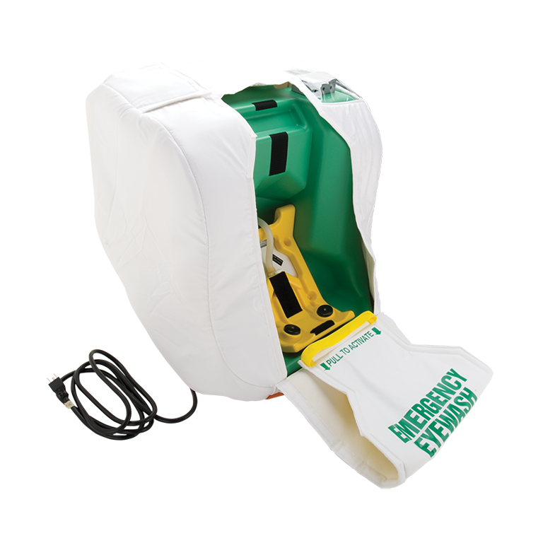 Haws 7500EB Wall Mount Portable Self Contained Heated Eyewash Station