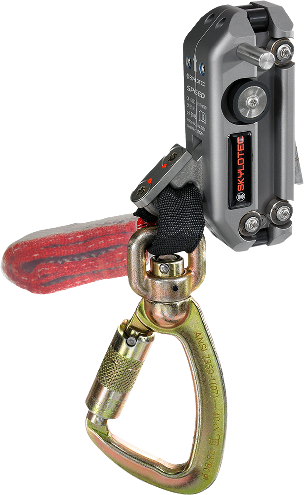 Skylotec SPEED TAC-0002-ANSI/CSA Grey Aluminum/Steel Vertical Fall ...