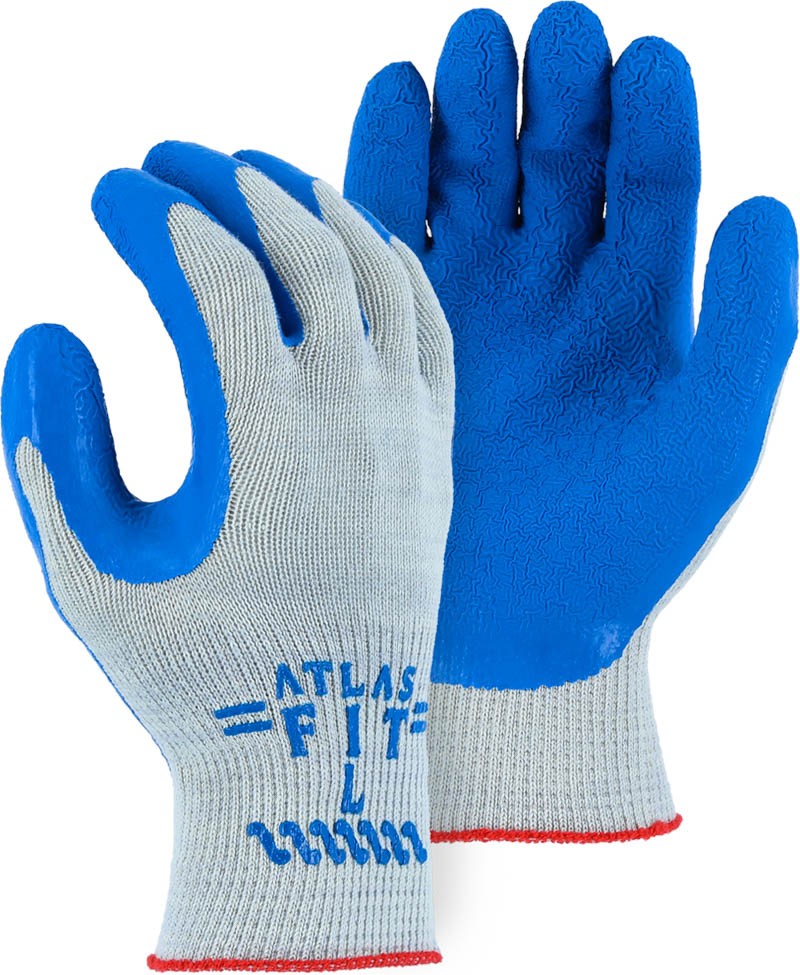 Seamless Rubber Palm Coated Polyester/Cotton Gloves - 300E