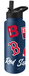Boston Red Sox Quencher Bottle 34oz Stainless Steel Dreamweave Z157-9738156607