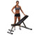Multi-position Weight Training Flat Incline Decline Folding Exercise Bench Q280-BSPFC5198125
