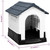 Dog House Grey, White, Black Polypropylene Small Durable A949-152228