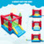 Inflatable Kids Bounce Castle with 480W Blower - Color: Multicolor D681-NP10708US