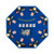 8-Player Foldable Poker Table Top with Carrying Bag-Blue B593-UY10155