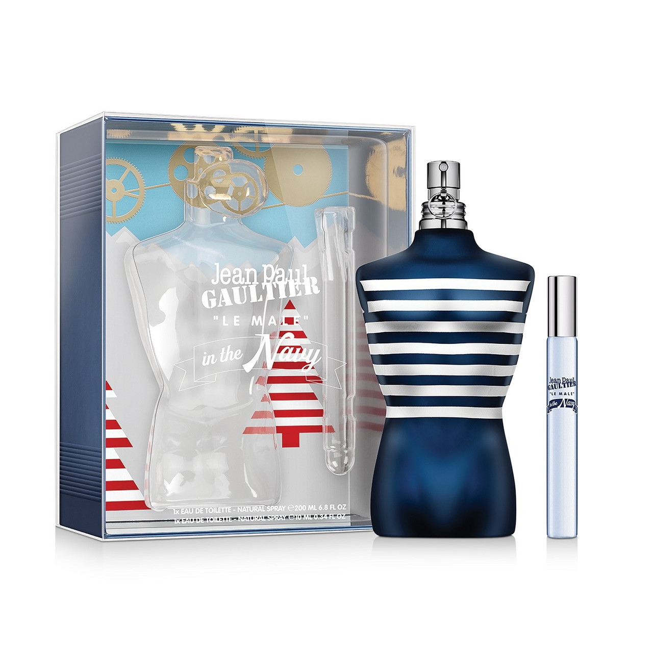 Jean Paul Gaultier Le Male Le Parfum Intense 2 Pcs Set For Men: 6.8 Eau De  Parfum Intense Spray + 0.34 Eau De Parfum Intense Travel Spray